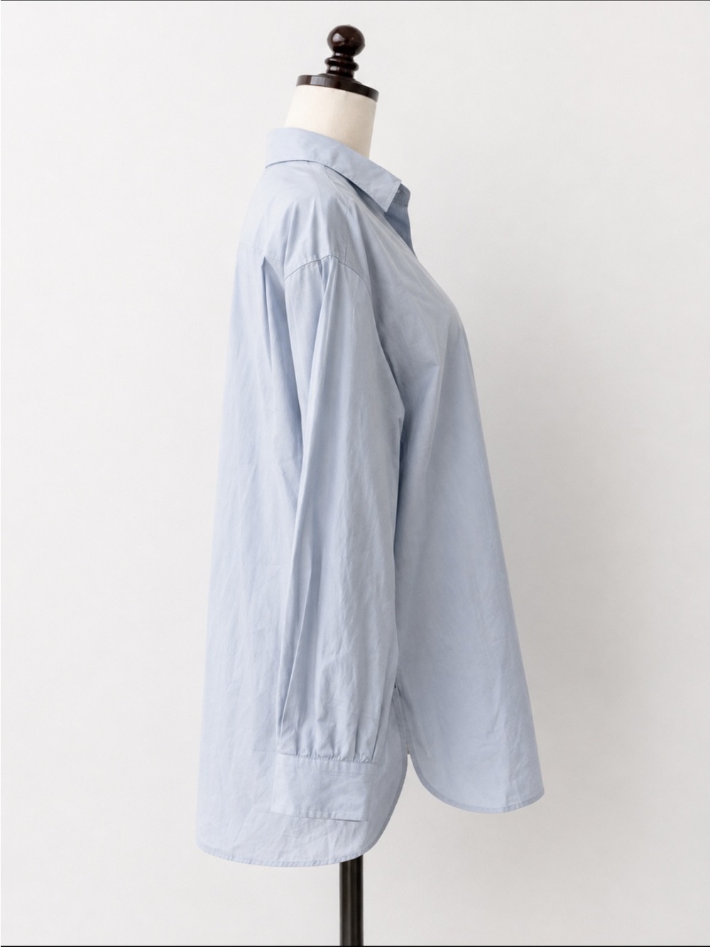 Nili Lotan Yorke Shirt Light Blue Cotton Oversized Button Down M USA - Picture 6 of 11